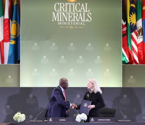 Minéraux critiques : les États-Unis et la Guinée scellent un partenariat stratégique